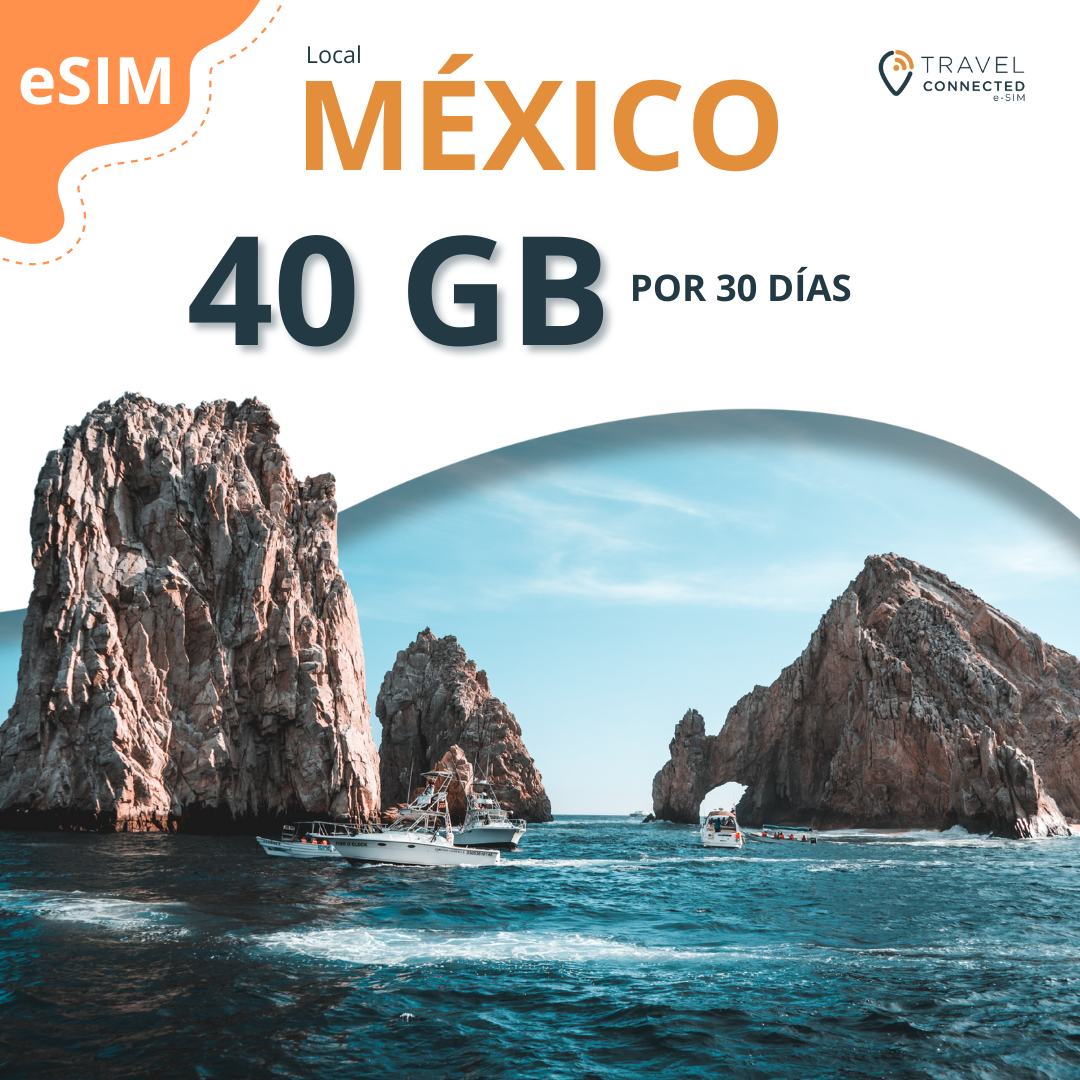 Paquete Local Mexico 40 GB x 30 Dias