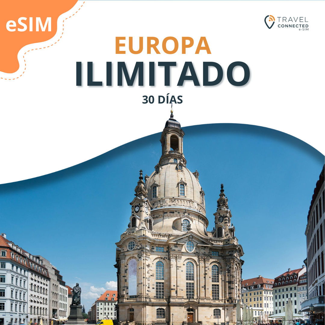 Paquete Europa Ilimitado por 15 dias